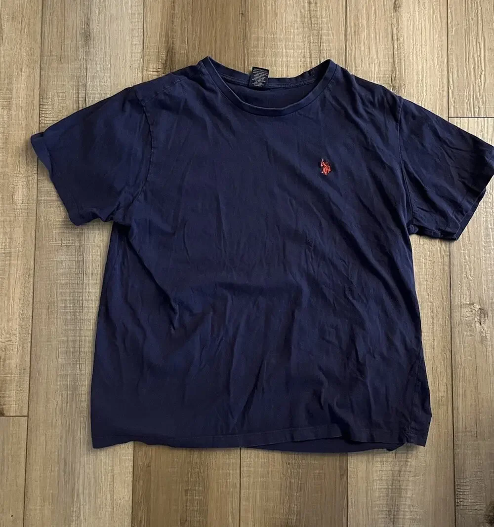 Vintage 90's Polo Ralph Lauren T-Shirt XL Navy Pony prep style summer classic
